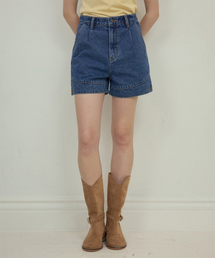 Work denim shorts_Deep blue(O25-PT05)