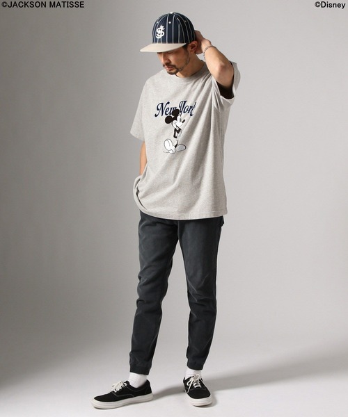 JACKSON MATISSE(ジャクソンマティス)の「【JACKSON MATISSE/BAYFLOW】「ミッキーマウス」アメリカンベースボールTEE(Tシャツ/カットソー・メンズ・グレー/オフホワイト/チャコール・MEDIUM/LARGE)」の13枚目の写真