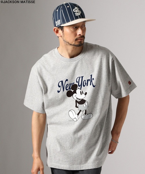 JACKSON MATISSE(ジャクソンマティス)の「【JACKSON MATISSE/BAYFLOW】「ミッキーマウス」アメリカンベースボールTEE(Tシャツ/カットソー・メンズ・グレー/オフホワイト/チャコール・MEDIUM/LARGE)」の14枚目の写真