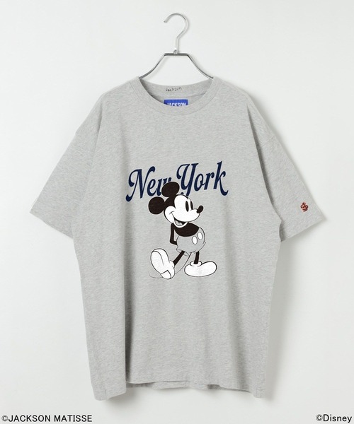 JACKSON MATISSE(ジャクソンマティス)の「【JACKSON MATISSE/BAYFLOW】「ミッキーマウス」アメリカンベースボールTEE(Tシャツ/カットソー・メンズ・グレー/オフホワイト/チャコール・MEDIUM/LARGE)」の15枚目の写真