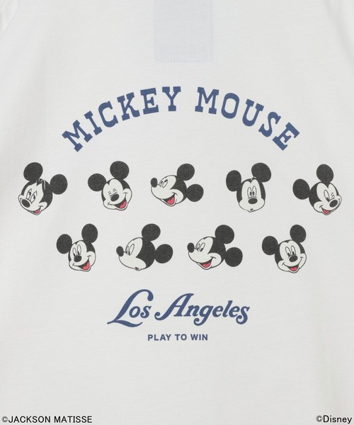 JACKSON MATISSE(ジャクソンマティス)の「【JACKSON MATISSE/BAYFLOW】「ミッキーマウス」アメリカンベースボールTEE(Tシャツ/カットソー・メンズ・グレー/オフホワイト/チャコール・MEDIUM/LARGE)」の11枚目の写真