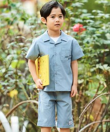 【接触冷感】リップストップオープンカラーセットアップ