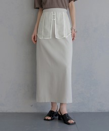 &g'aime | 【&g'aime 】シアーレイヤードスカート Sheer Layered Skirt(スカート)