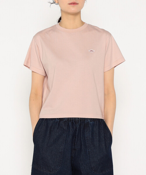DANTON(ダントン)の「Women's Short Sleeve Cropped T-shirt(Tシャツ/カットソー・レディース・サックスブルー/ブラック/ピンク/ホワイト/ベージュ系その他・S/M)」の5枚目の写真