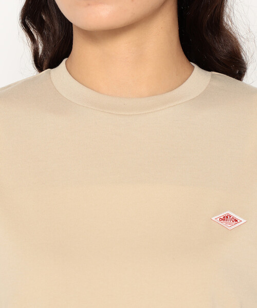 DANTON(ダントン)の「Women's Short Sleeve Cropped T-shirt(Tシャツ/カットソー・レディース・サックスブルー/ブラック/ピンク/ホワイト/ベージュ系その他・S/M)」の7枚目の写真