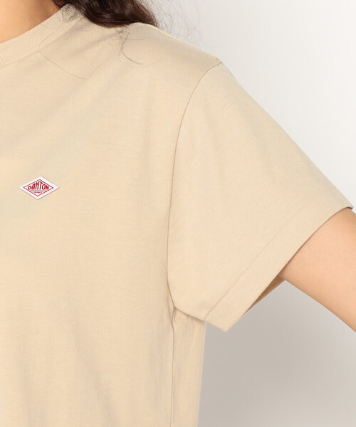 DANTON(ダントン)の「Women's Short Sleeve Cropped T-shirt(Tシャツ/カットソー・レディース・サックスブルー/ブラック/ピンク/ホワイト/ベージュ系その他・S/M)」の8枚目の写真