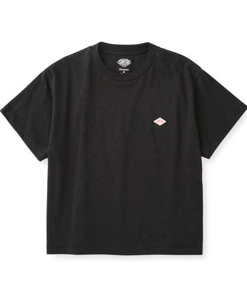 DANTON(ダントン)の「Women's Short Sleeve Cropped T-shirt(Tシャツ/カットソー・レディース・サックスブルー/ブラック/ピンク/ホワイト/ベージュ系その他・S/M)」の1枚目の写真