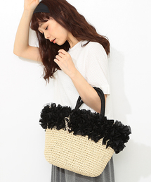 CAROLINA GLASER | 【予約】CAROLINA GLASER / フリルカゴバッグ(かごバッグ)