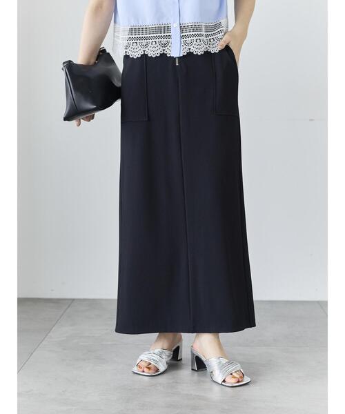 Te chichi（テチチ）の「フロントZIPトリコットタイトスカート（スカート・レディース・グリーン/ブラック/チャコールグレー・M/S）」の11枚目の写真