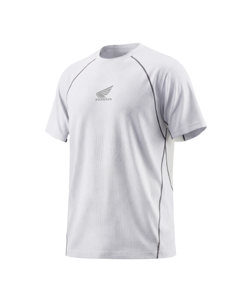 PHYPS MOTORCYCLE(フィップスモーターサイクル)の「H-Tech Mesh Ventilation Half Jersey Sleeve Light Gray(Tシャツ/カットソー・レディース・その他・SMALL/MEDIUM/LARGE/X-LARGE)」の1枚目の写真