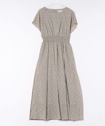 HELIOPOLE | PRINTED SEERSUCKER DRESS(ワンピース)