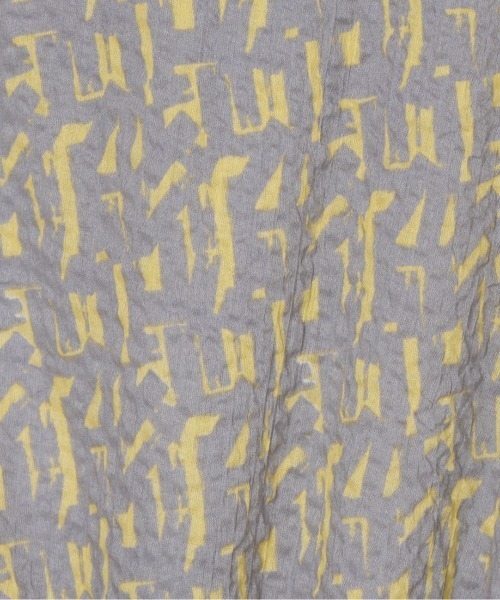 HELIOPOLE（エリオポール）の「PRINTED SEERSUCKER DRESS（ワンピース・レディース・ブラック/ライトグレー・38）」の3枚目の写真