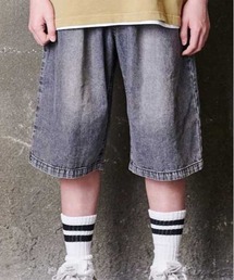 Daddy Oh Daddy（ダディーオーダディー）の「【ジュニア・スクールあり】デニム6分丈ハーフパンツ（その他パンツ）」