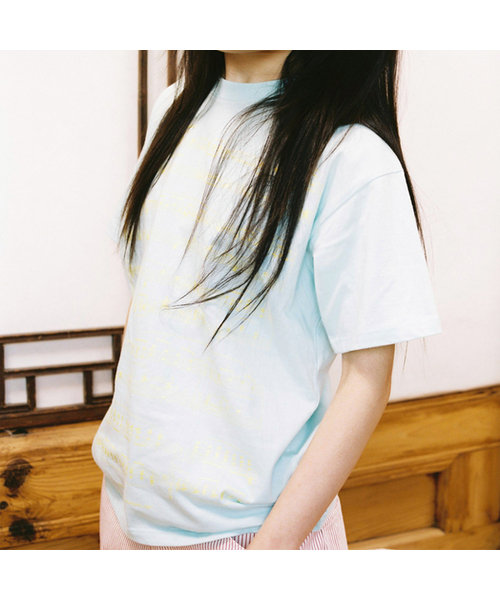 WEBHOUSE(ウェブハウス)の「シートミュージックT - ミント(Tシャツ/カットソー・レディース・その他・FREE)」の1枚目の写真