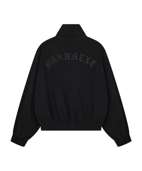 DRUNKTXT（ドランクテキスト）の「[Unisex]Pleather Patch Blouson Jacket Black（ブルゾン・レディース・その他・FREE）」の3枚目の写真