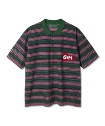 gim context（ジムコンテキスト）の「Border Knit Polo（ポロシャツ）」