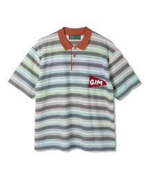 gim context（ジムコンテキスト）の「Border Knit Polo（ポロシャツ）」