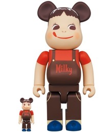 BE@RBRICK（ベアブリック）の「BE@RBRICK ペコちゃん チョコレートミルキー 100％ & 400％（フィギュア）」