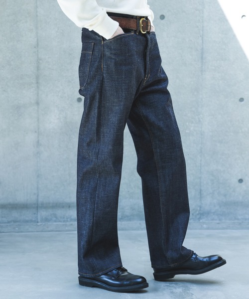 MR.OLIVE（ミスターオリーブ）の「14oz SELVEDGE DENIM / FOUNDRY FRISCO PANTS /M263111（デニムパンツ・メンズ・インディゴブルー・LARGE/MEDIUM/SMALL）」の4枚目の写真