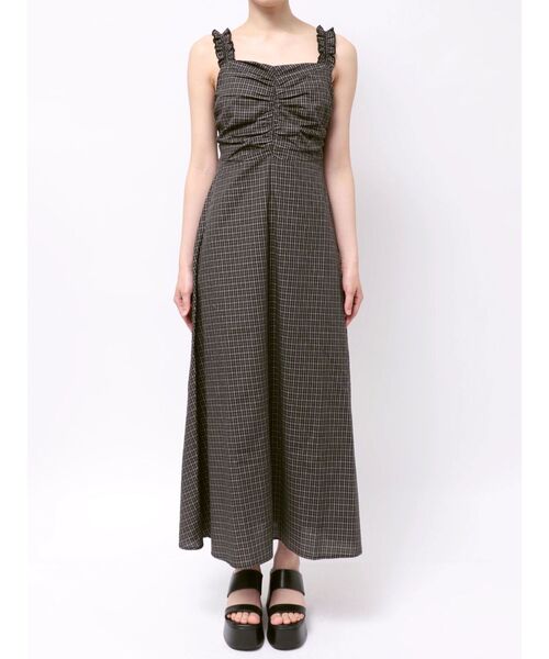 EMODA(エモダ)の「バックオープンリボンマキシワンピース(ワンピース・レディース・ネイビー/その他/ブラック・FREE)」の19枚目の写真