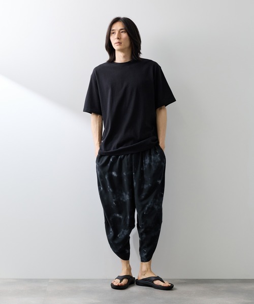 NAVY(ネイビー)の「【SARARI /サラリ】接触冷感 柄/無地 レーヨンバルーンパンツ(その他パンツ・メンズ・ブルー/ブラック/ネイビー/チャコールグレー・L/M/XL)」の14枚目の写真