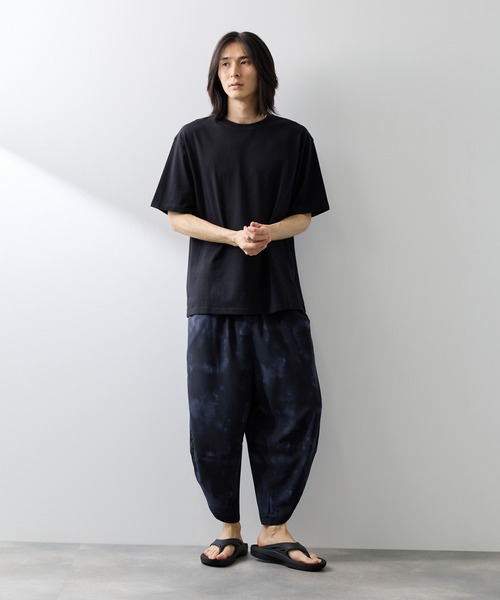 NAVY(ネイビー)の「【SARARI /サラリ】接触冷感 柄/無地 レーヨンバルーンパンツ(その他パンツ・メンズ・ブルー/ブラック/ネイビー/チャコールグレー・L/M/XL)」の16枚目の写真