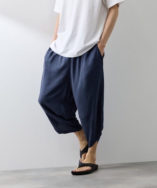 NAVY(ネイビー)の「【SARARI /サラリ】接触冷感 柄/無地 レーヨンバルーンパンツ(その他パンツ・メンズ・ブルー/ブラック/ネイビー/チャコールグレー・L/M/XL)」の17枚目の写真