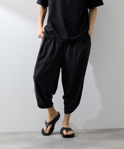 NAVY(ネイビー)の「【SARARI /サラリ】接触冷感 柄/無地 レーヨンバルーンパンツ(その他パンツ・メンズ・ブルー/ブラック/ネイビー/チャコールグレー・L/M/XL)」の20枚目の写真