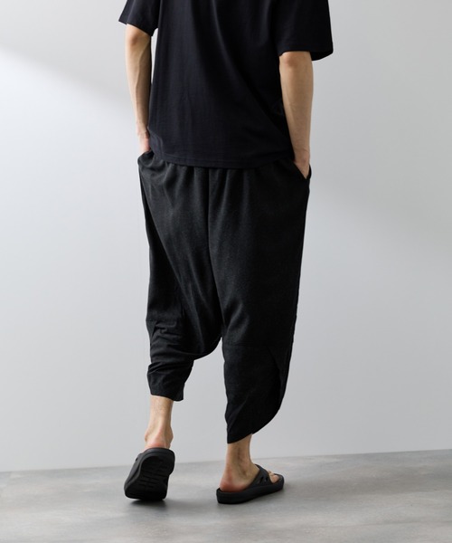 NAVY(ネイビー)の「【SARARI /サラリ】接触冷感 柄/無地 レーヨンバルーンパンツ(その他パンツ・メンズ・ブルー/ブラック/ネイビー/チャコールグレー・L/M/XL)」の21枚目の写真