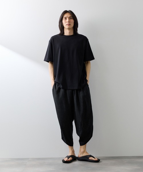 NAVY(ネイビー)の「【SARARI /サラリ】接触冷感 柄/無地 レーヨンバルーンパンツ(その他パンツ・メンズ・ブルー/ブラック/ネイビー/チャコールグレー・L/M/XL)」の22枚目の写真