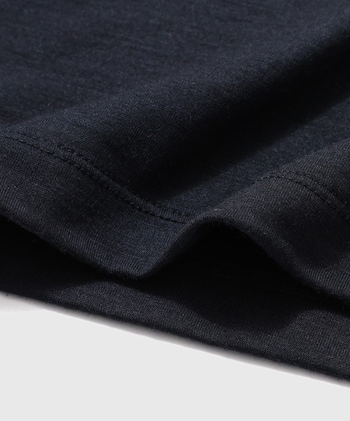 WILD LIFE TAILOR Adam et Rope'(ワイルドテーラーアダムエロペ )の「WOOL CREW NECK T-SHIRT(Tシャツ/カットソー・メンズ・ブラック/チャコールグレー/ネイビー・M/XL/L)」の8枚目の写真