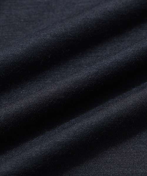 WILD LIFE TAILOR Adam et Rope'(ワイルドテーラーアダムエロペ )の「WOOL CREW NECK T-SHIRT(Tシャツ/カットソー・メンズ・ブラック/チャコールグレー/ネイビー・M/XL/L)」の12枚目の写真