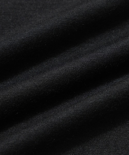 WILD LIFE TAILOR Adam et Rope'(ワイルドテーラーアダムエロペ )の「WOOL CREW NECK T-SHIRT(Tシャツ/カットソー・メンズ・ブラック/チャコールグレー/ネイビー・M/XL/L)」の13枚目の写真