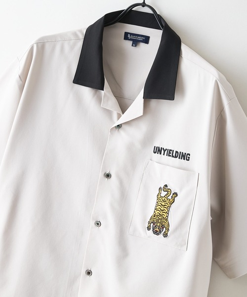 BLUE STANDARD — быстросохнущая и UV-защитная футболка с трафаретной печатью, open collar, грудный карман, пэнгин трейд