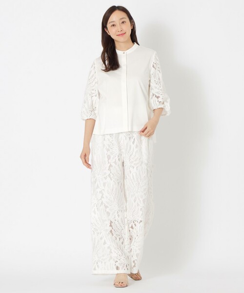 S.ESSENTIALS(エスエッセンシャルズ)の「【DRESOPHY】シルキースムースブラウス(シャツ/ブラウス・レディース・ホワイト/ブラック・38)」の9枚目の写真