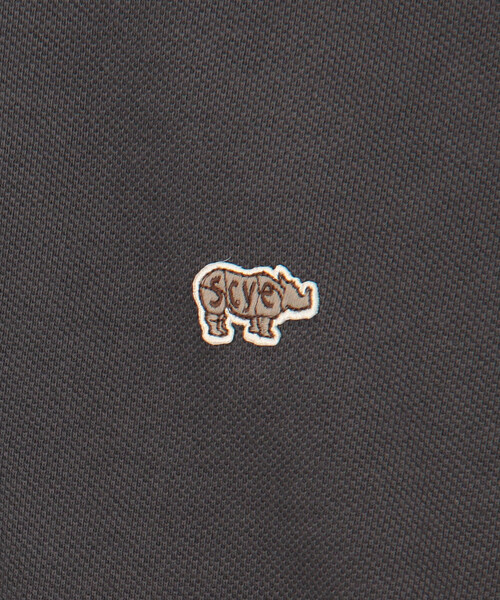 SCYE BASICS（サイベーシックス）の「SCYE BASICS | 〈別注〉コットンピケ ヘンリーネックTシャツ WOMEN（Tシャツ/カットソー・レディース・ブラウン/ネイビー/チャコール/グリーン系その他・38）」の13枚目の写真