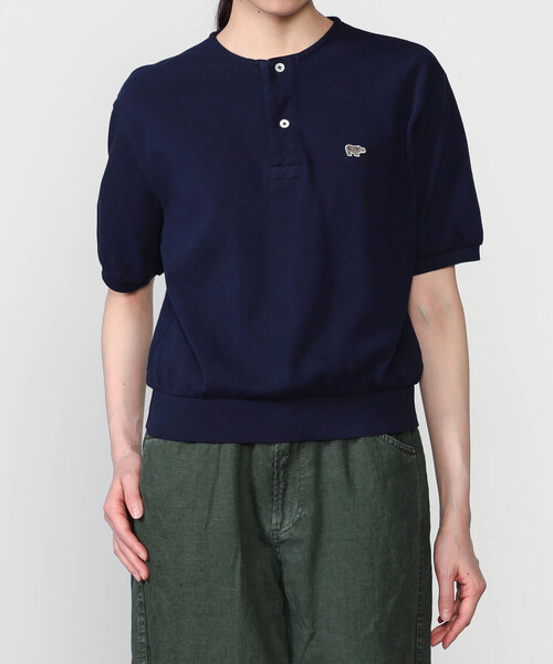 SCYE BASICS | 〈別注〉コットンピケ ヘンリーネックTシャツ WOMEN（T