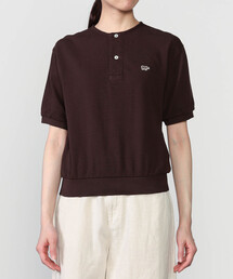 SCYE BASICS（サイベーシックス）の「SCYE BASICS | 〈別注〉コットンピケ ヘンリーネックTシャツ WOMEN（Tシャツ/カットソー）」