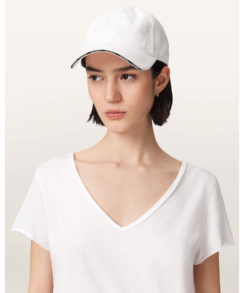 ALLSAINTS(オールセインツ)の「BILLIE CORD BASEBALL CAP | BILLIE CORD ベースボール キャップ(キャップ・レディース・ホワイト・ONE SIZE)」の2枚目の写真
