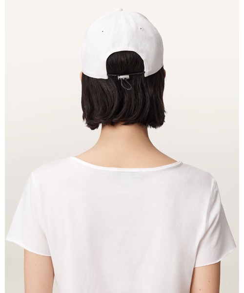 ALLSAINTS(オールセインツ)の「BILLIE CORD BASEBALL CAP | BILLIE CORD ベースボール キャップ(キャップ・レディース・ホワイト・ONE SIZE)」の4枚目の写真
