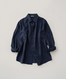 BLANKROOM（ブランクルーム）の「フレンチリネンシャツ_NAVY（シャツ/ブラウス）」