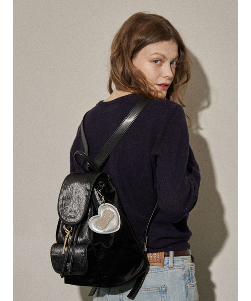 OMNIPOTENT(オムニポテント)の「key& backpack _2color(バックパック/リュック・レディース・ブラック×ブラック/ブラック・FREE)」の4枚目の写真