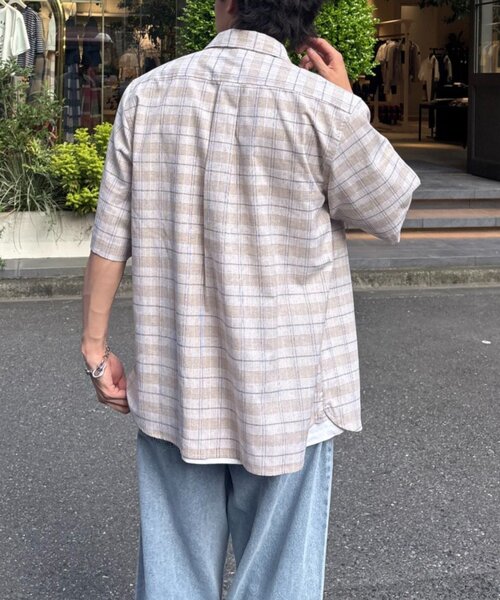 GEVACO(ゲバコ)の「【GEVACO/ゲバコ】レギュラーカラーポケットプレーンシャツ(シャツ/ブラウス・レディース・カーキ/ベージュ・LARGE/MEDIUM)」の12枚目の写真