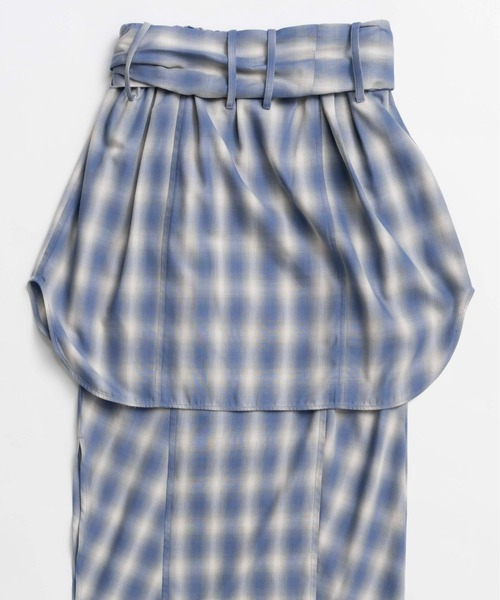 MAISON SPECIAL(メゾンスペシャル)の「【PRE-ORDER】Shirt-Style Multi-Skirt/シャツライクマルチスカート(スカート・レディース・ブラック/ブルー/ベージュ・36/38)」の16枚目の写真