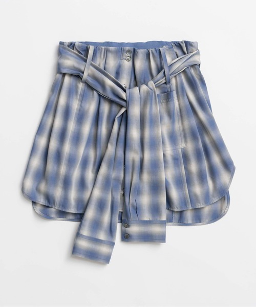 MAISON SPECIAL(メゾンスペシャル)の「【PRE-ORDER】Shirt-Style Multi-Skirt/シャツライクマルチスカート(スカート・レディース・ブラック/ブルー/ベージュ・36/38)」の17枚目の写真