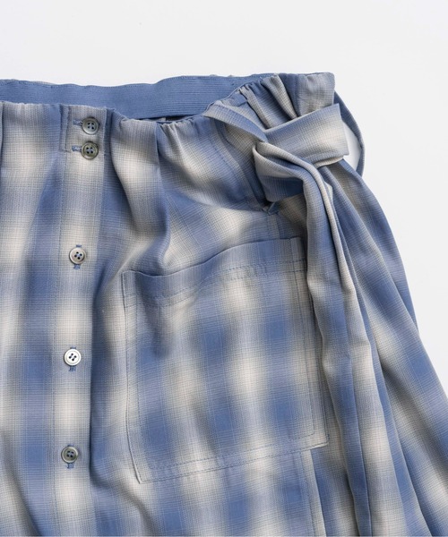 MAISON SPECIAL(メゾンスペシャル)の「【PRE-ORDER】Shirt-Style Multi-Skirt/シャツライクマルチスカート(スカート・レディース・ブラック/ブルー/ベージュ・36/38)」の19枚目の写真