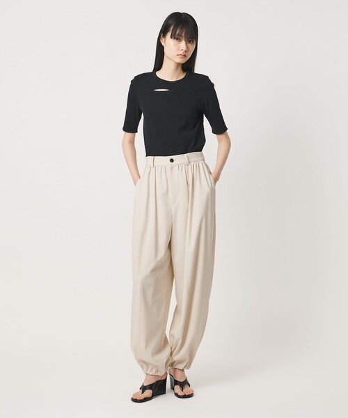 AEWEN MATOPH（イウエン マトフ）の「＜AEWEN MATOPH＞パネル バルーンパンツ ウォッシャブル（その他パンツ・レディース・ナチュラル/ブラック・34/38/36）」の8枚目の写真