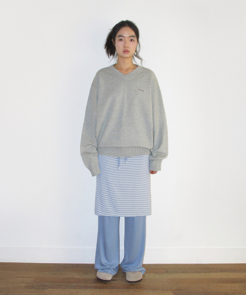 AMESWORLDWIDE（アメスワールドワイド）の「STITCH LAYERED MIDI SKIRT PANTS BLUE（その他パンツ・レディース・その他・FREE）」の5枚目の写真