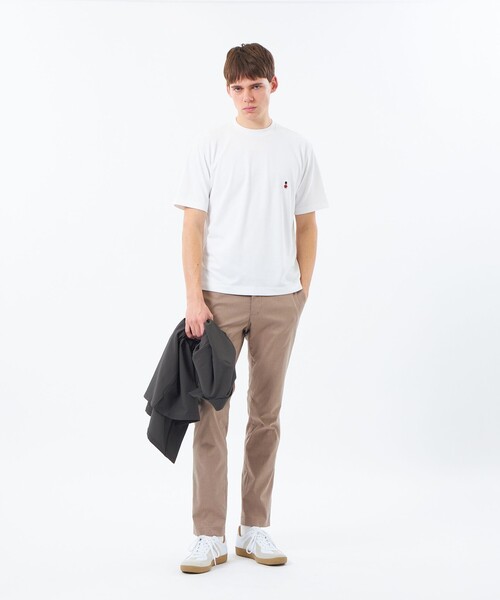 MACKINTOSH PHILOSOPHY（ﾏｯｷﾝﾄｯｼｭ ﾌｨﾛｿﾌｨｰ）の「BUCKINGHAM BEAR クルーネックTシャツ ソフトメッシュカノコ（Tシャツ/カットソー・メンズ・イエロー/ベージュ系その他4/ネイビー/チャコールグレー/ホワイト/グリーン・38/40）」の21枚目の写真