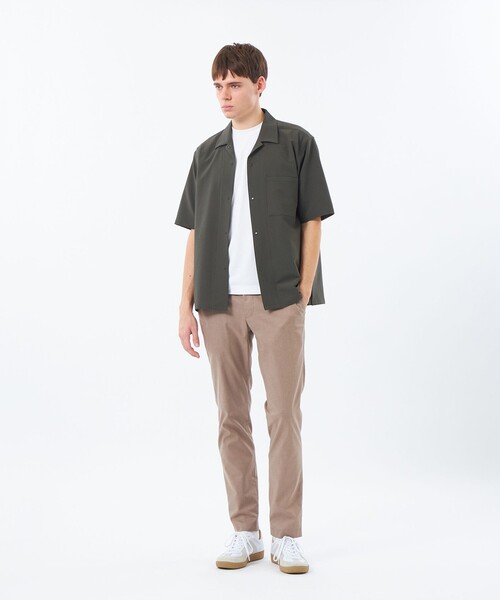 MACKINTOSH PHILOSOPHY（ﾏｯｷﾝﾄｯｼｭ ﾌｨﾛｿﾌｨｰ）の「BUCKINGHAM BEAR クルーネックTシャツ ソフトメッシュカノコ（Tシャツ/カットソー・メンズ・イエロー/ベージュ系その他4/ネイビー/チャコールグレー/ホワイト/グリーン・38/40）」の22枚目の写真
